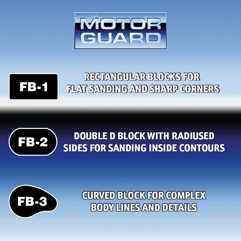 Motor Guard - 3Pk Sanding Blocks (AP-6), One Size - Image 3